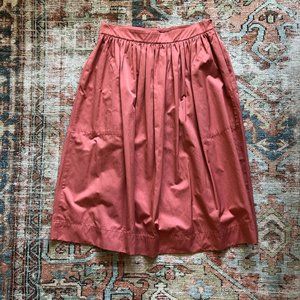 ZARA Midi Mauve Pink/Rose Skirt
